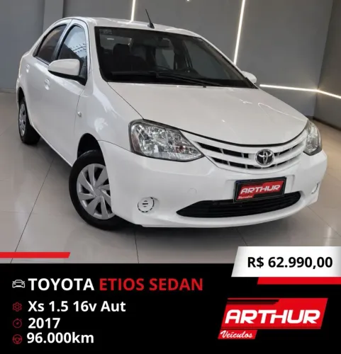 Toyota Etios XS 1.5 Flex 16V 5P Aut. 2017