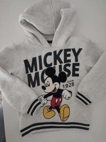 Blusa de moletom  infantil Mickey felpuda bem quentinha tamanho 3 anos