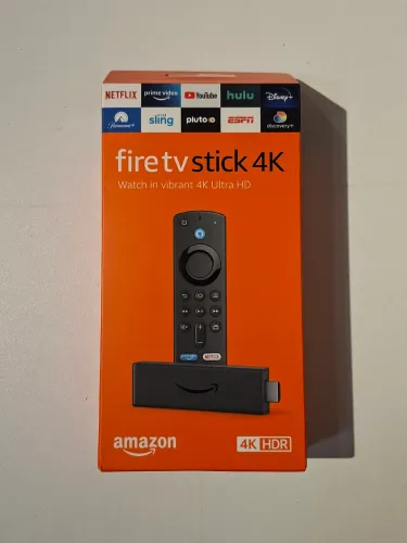 Amazon Fire TV Stick 4K 1ª Geração - 4K HDR Dolby Vision + Alexa - Lacrado Frete Gratis
