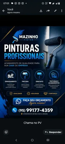 Pintor predial e residencial 