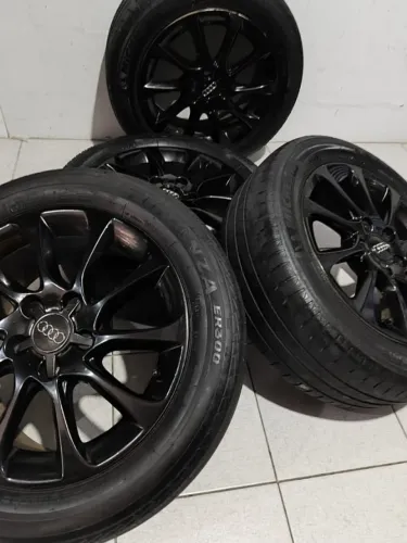 jogo de rodas audi e jetta e kombi aro 16 furação 5x112 Black piano 
