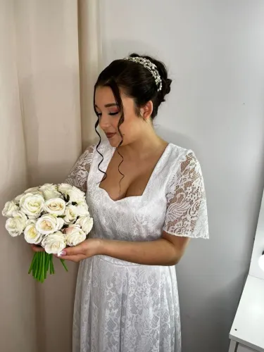 Vestido de casamento no civil 
