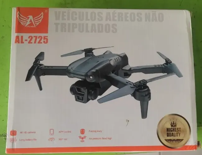 Drone LTOMEX AL-2725 | Veículos Aéreos não Tripulados - PRETO