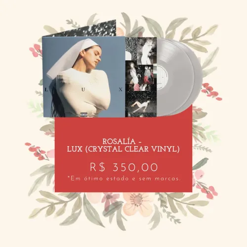 VINIL ROSALÍA - LUX (CRYSTAL CLEAR VINYL)