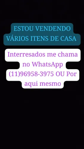 VENDENDO ITENS PARA VENDA - RETIRADA URGÊNCIA