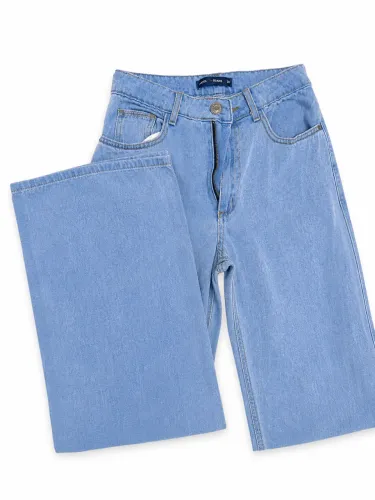 Calça wideleg