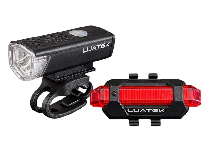 KIT DE LUZ PARA BICICLETA LUATEK