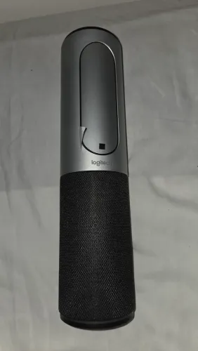 Logitech ConferenceCam Connect Full HD portátil com viva-voz 1080p Prata