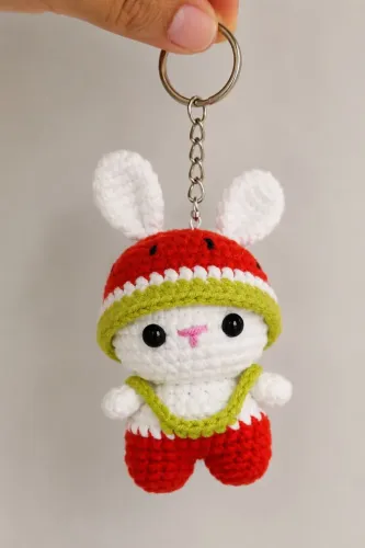 Chaveiro Amigurumi Coelhinho