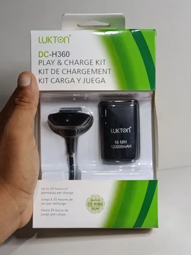 Kit Bateria + Carregador Controle Xbox 360