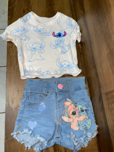 Conjunto stitch 2 anos 