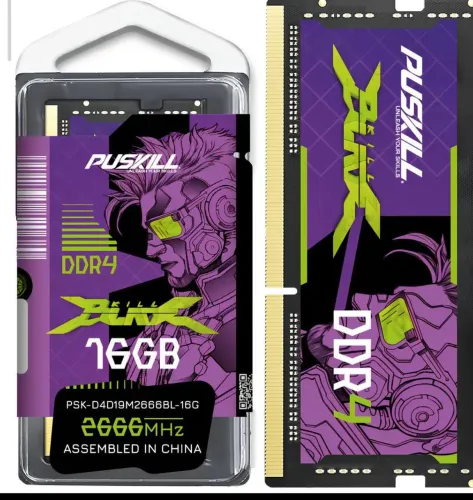 memória ram puskill 16gb ddr4 notebook