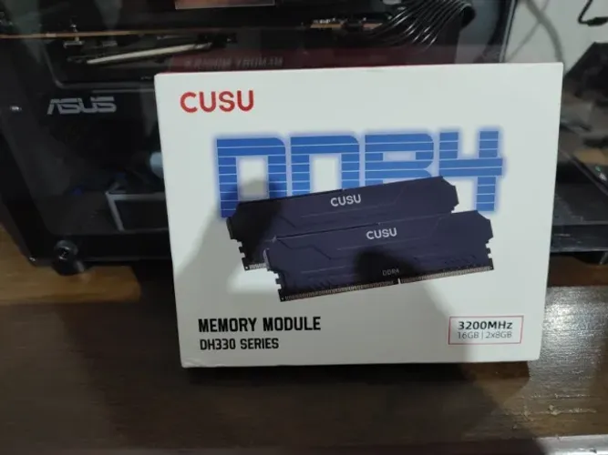 Memória PC 2x8GB (16GB) DDR4 3200mhz Cusu (NOVA, LACRADA)