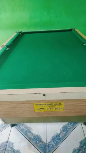 Sinuca com  fichas pano novo.   retirar em Baldim 