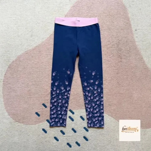 Calça Legging Infantil Azul Decathlon - Tamanho 4 Anos