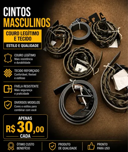 Cintos Variados