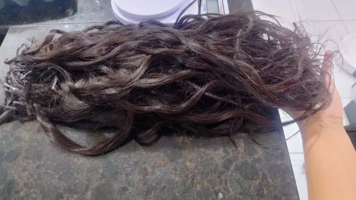 Cabelo Humano Premium Indiano - 236g Ondulado (Pronto para Aplicar!)