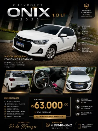 Chevrolet Onix Hatch LT 1.0 12V Flex Mec. 4P 2023