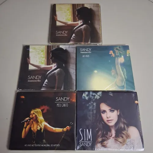 CD e DVD Sandy + Box Nos Voz Eles - Lacrado ( especificado no anúncio itens lacrados )