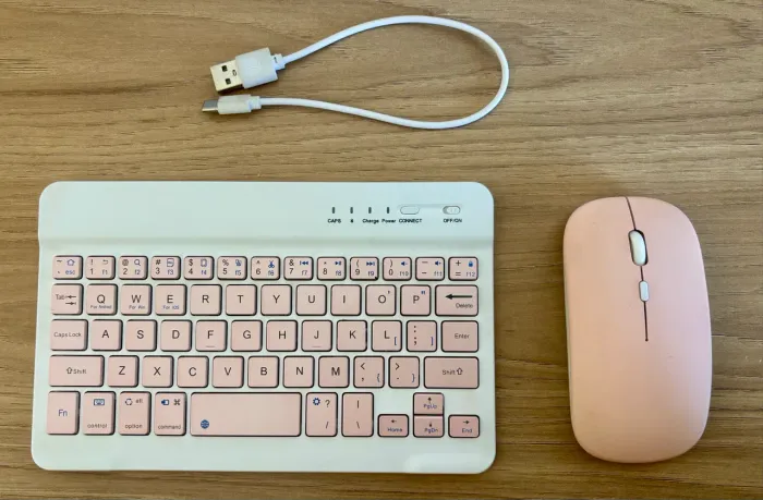 Teclado Bluetooth + Mouse Sem Fio para iPad Mini | Usado Apenas 1 Vez