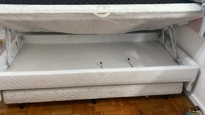 Cama bicama com baú 
