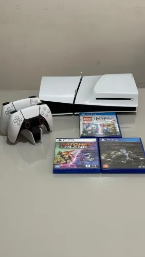 Ps5 Slim 1TB Com 2 controles e jogos (Castanhal)