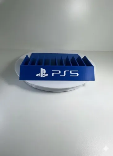 Organizador De Jogos PS3, PS4 e PS5 Suporte Para 10 Discos - Organizador De Mesa Gamer