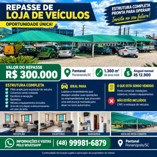 LOJA DE AUTOMÓVEIS / CARROS