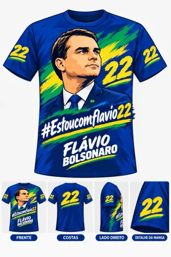 Camisa do Flávio Bolsonaro 22