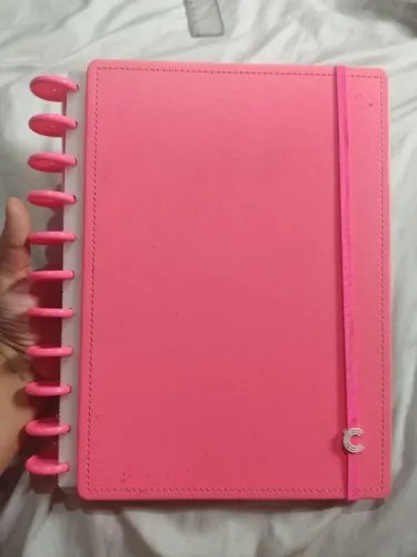 Caderno inteligente rosa (grande)