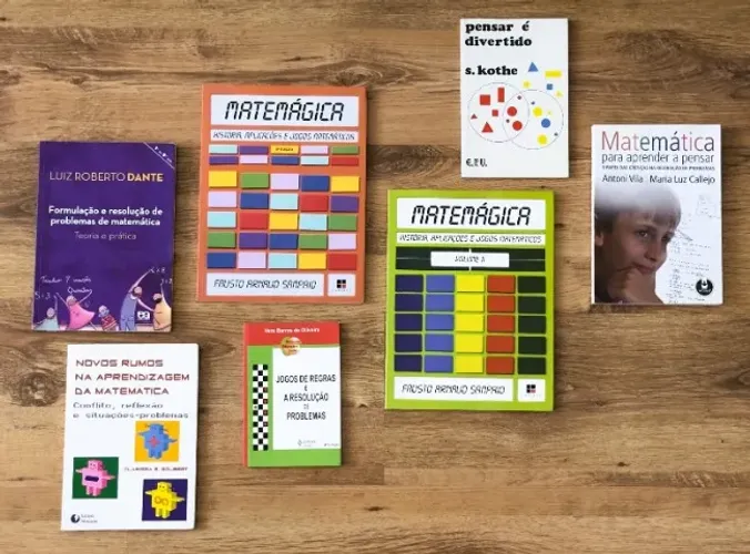 7x livros área de matemática (jogos, resolução de problemas, situação-problema)