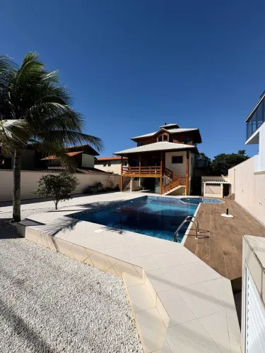 Alugo Mansão de 3 quartos mobiliada com piscina pé na areia no campeche