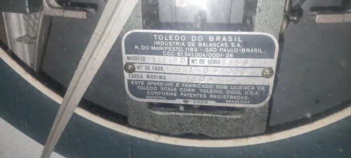 Balança Industrial 750kg - Toledo (Funcionando Perfeito)