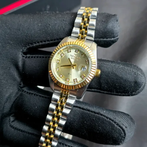Relógio Technos Riviera feminino 28mm Bicolor 2015CEM/1X