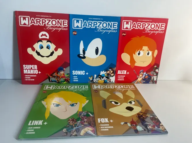 Revista Warpzone - Mario + Sonic + Zelda + Fox + Alex Kidd