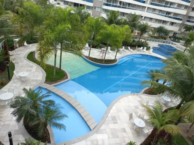Apartamento 3 quartos com suíte + suíte Canadense, condomínio ONDA CARIOCA, segurança e la
