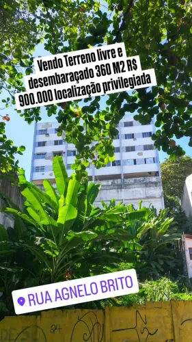VENDO TERRENO 360 M2 GARIBALDI/FEDERAÇÃO