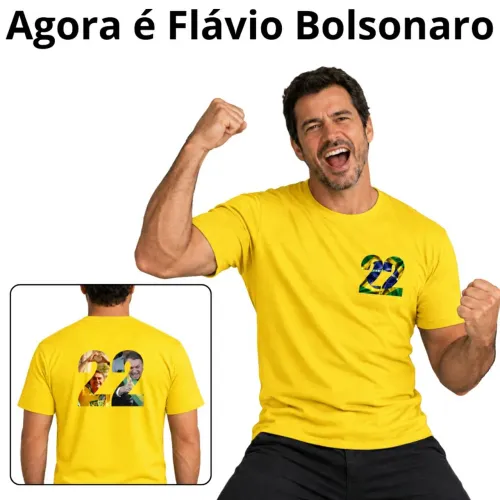 Camiseta Personalizada Flávio Bolsonaro