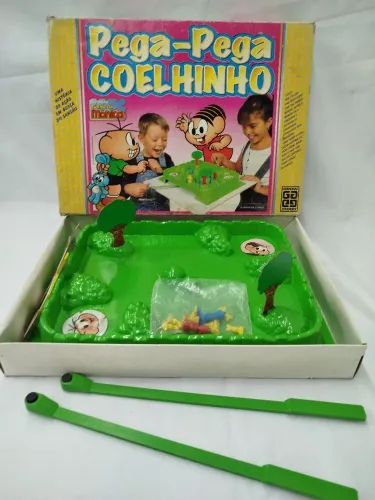Jogo pega pega coelhinho turma da Monica da GROW