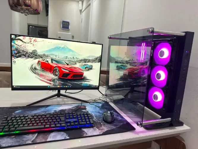 Troco Vendo Pc Gamer AMD Ryzen 7 8700F /16 Gddr5 / 512 Ssd / Video Rx9060xt de 16G.