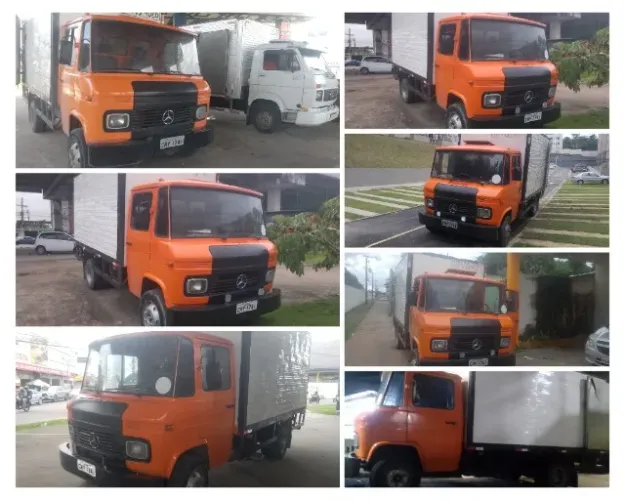 Caminhão com direção hidráulica e freio a ar