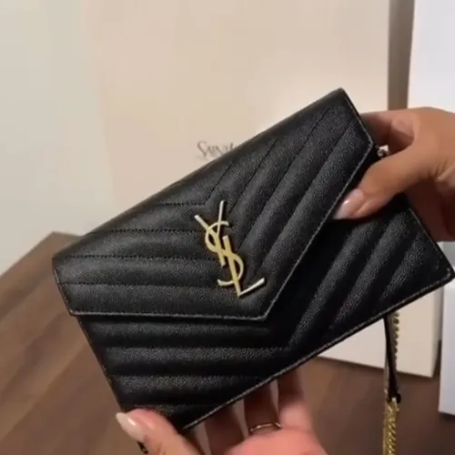 bolsa Saint Laurente Ysl preta usada