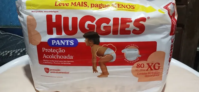 Fraldas descartáveis 