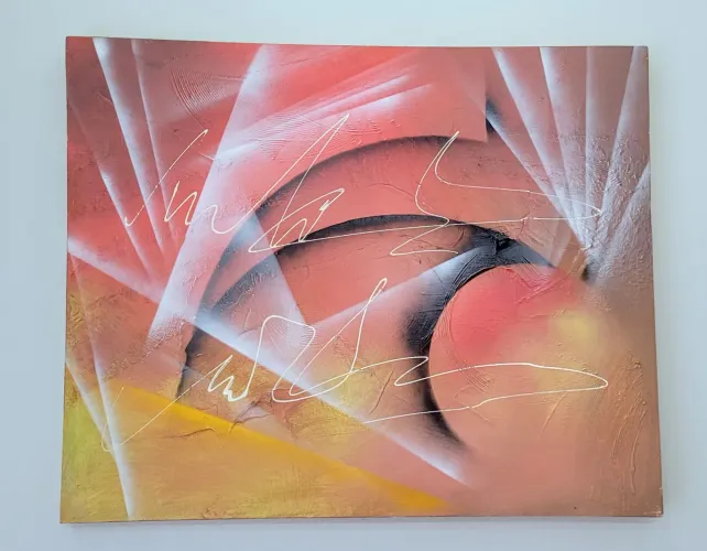 Quadro em tela com tinta óleo 