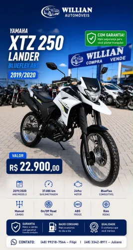 XTZ 250 LANDER 249cc/LANDER BLUEFLEX/ABS