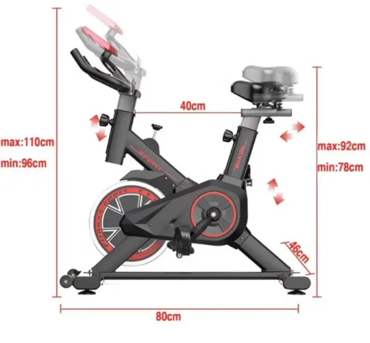 Bicicleta ergométrica / 120kg (Nunca usada) 