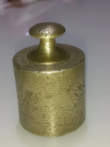 Peso de bronze de 2 KG antigo para balanças