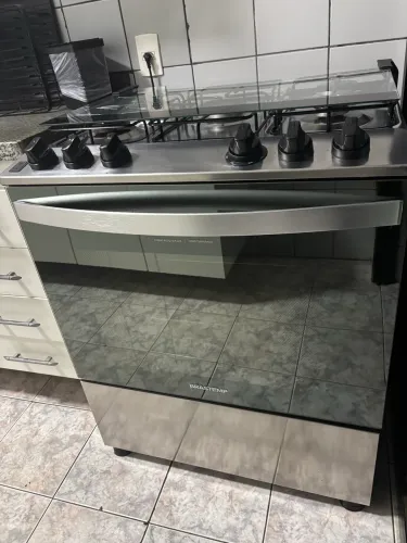 Imperdível!!! Fogão Brastemp 5 bocas (cor inox) - ótima oportunidade