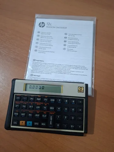 HP 12 C GOLD NOVISSIMA USADA POUCAS VEZES