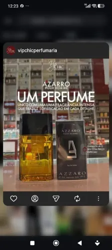 Perfume Azzaro pour homme 200 ml R$ 450